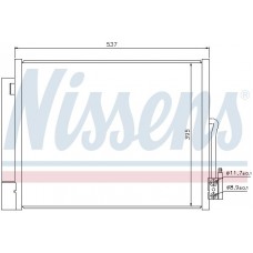 Конденсатор без хладогену NISSENS 940156