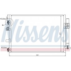 Конденсатор без хладогену NISSENS 940182