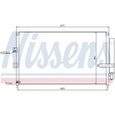 Конденсатор без хладогену NISSENS 940197