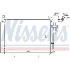 Конденсатор без хладогену NISSENS 940205