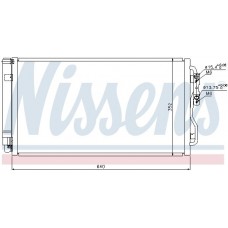 Радіатор кондиціонера NISSENS 940236