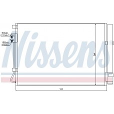 Радіатор кондиціонера NISSENS 940243