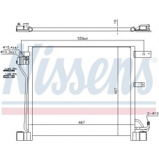 Конденсатор без хладогену NISSENS 940338