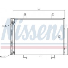 Конденсатор без хладогену NISSENS 940356