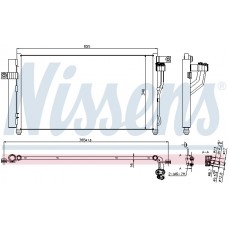 Конденсатор без хладогену NISSENS 940360