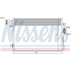 Конденсатор без хладогену NISSENS 940379