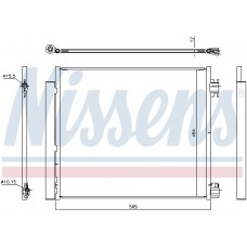 Конденсатор без хладогену NISSENS 940546