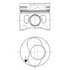 Поршень KOLBENSCHMIDT 94427720