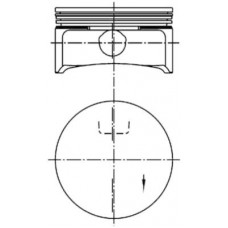 Поршень KOLBENSCHMIDT 99741601