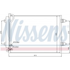 Конденсатор без хладогену NISSENS 94831