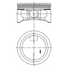 Поршень KOLBENSCHMIDT 94912600