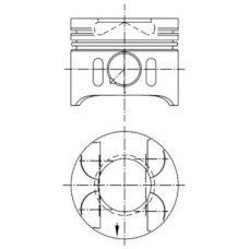 Поршень KOLBENSCHMIDT 97409600