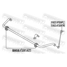 Втулка стабілізатора FEBEST BMSB-F20F-KIT