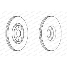 Гальмівний диск FERODO DDF1442