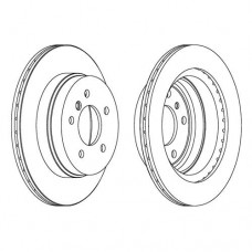 Гальмівний диск FERODO DDF1697