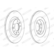 Гальмівний диск FERODO DDF2654C