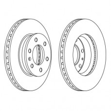 Гальмівний диск FERODO FCR310A