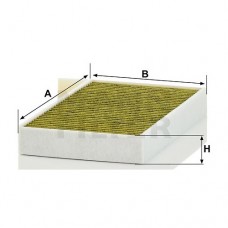 Повітряний фільтр салону MANN-FILTER FP 25015