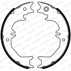 Комплект гальмівних колодок з 4 шт. барабанів FERODO FSB4125