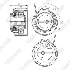 Шків привідного паса GMB GTB0370