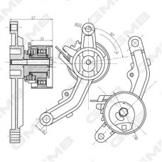 Шків привідного паса GMB GTB0650