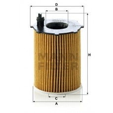 Фільтр мастил MANN-FILTER HU 716/2X