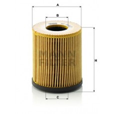 Фільтр мастил MANN-FILTER HU 816/2X