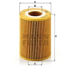 Фільтр мастил MANN-FILTER HU 820/1Y