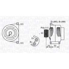 Генератор MAGNETI MARELLI 063377006010