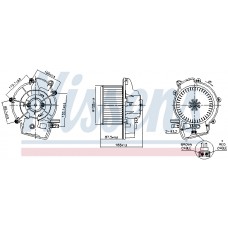 Вентилятор салону NISSENS 87606