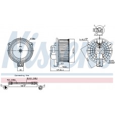 Вентилятор салону NISSENS 87630