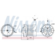 Вентилятор салону NISSENS 87721