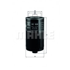 Фільтр мастил MAHLE - KNECHT OC105