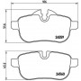 Гальмівні колодки BREMBO P06062