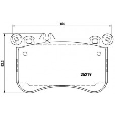 Гальмівні  колодки Brembo BREMBO P50097