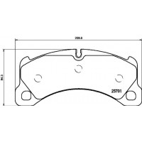 Гальмівні  колодки Brembo BREMBO P65033