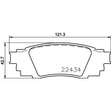 Комплект гальмівних колодок з 4 шт. дисків BREMBO P83160