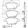 Гальмівні колодки BREMBO P85112