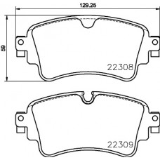 Комплект гальмівних колодок з 4 шт. дисків BREMBO P85154