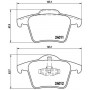 Гальмівні колодки BREMBO P86019