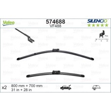 Комплект стеклоочистителей VALEO 574688