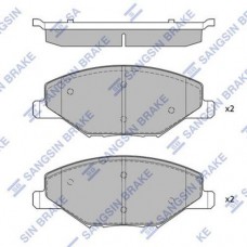 Комплект гальмівних колодок  - дискові SANGSIN SP1595