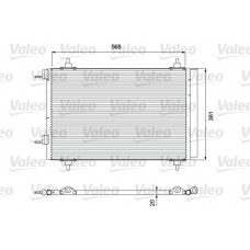 Конденсатор кондиціонера VALEO 818171