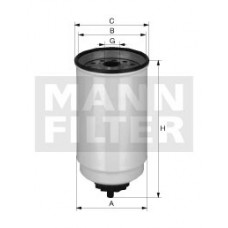 Фільтр палива MANN-FILTER WK 10017X