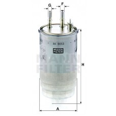 Фільтр паливний MANN-FILTER WK 9053Z