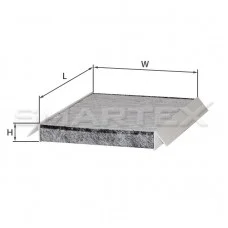 Фiльтр салону SMARTEX AC14037
