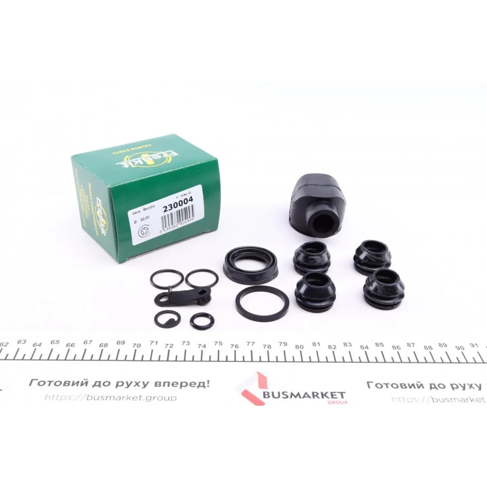 Ремкомплект супорта (заднього) Citroen ZX/Peugeot 205/206/306 86- (d=30mm) (+поршень) (Bendix)