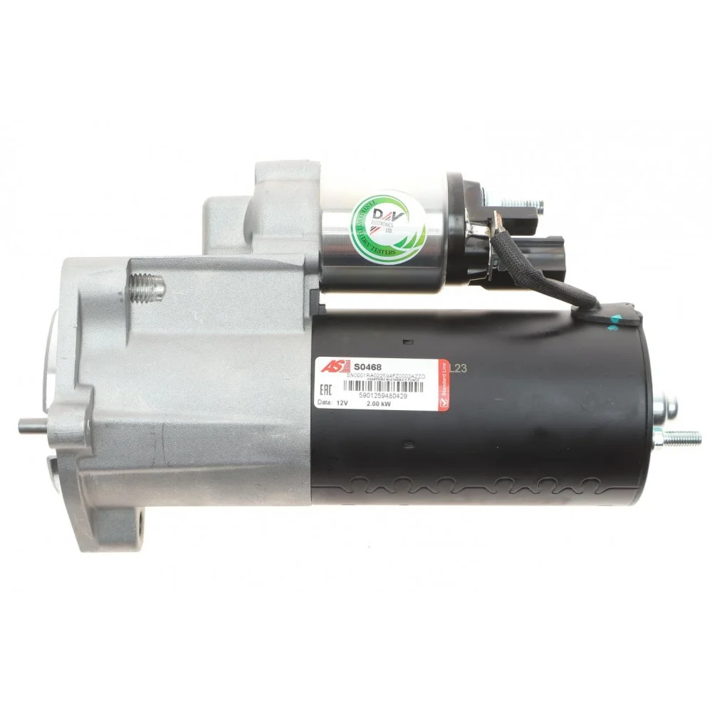 Стартер Audi A4/A6/Seat Exeo 2.0TDI 04-13 (12V/2kw) (z=9)