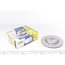 Диск гальмівний (передній) Renault Clio 05-14/Megane 99-/Nissan Note 06-12 (260x22)(з покр.)(вентил.)