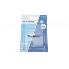 Автолампа 12V 0,8W SV8.5 (9.8x30mm) Festoon (blister/1шт) (6000K)